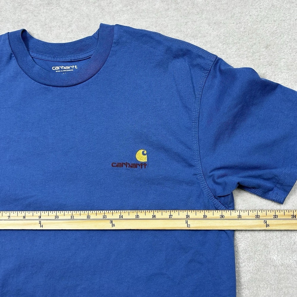 Carhartt WIP Work In Progress American Script T-shirt Mens Medium Heavy Cotton - Picture 3 of 6